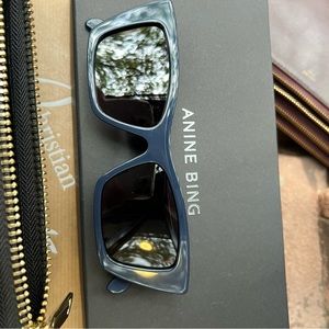 Anime bing Levi sunglasses in blue